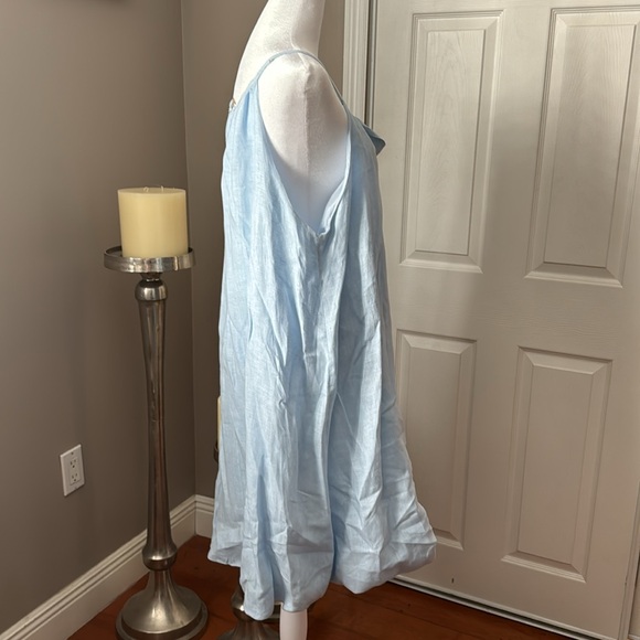 100% Linen Midi Dress - Picture 2 of 5